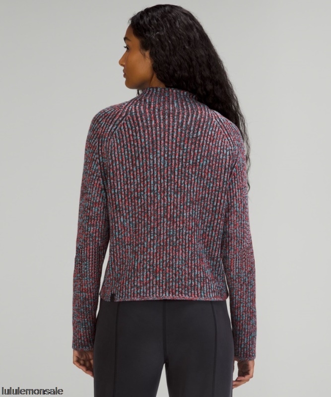 Lululemon Damen DELULU468 | Pullover Aus Baumwoll-Kaschmir-Mix Nelkenrot